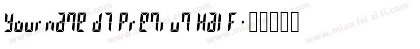 Yourname D7 Premium Half字体转换